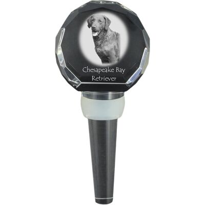Chesapeake Bay Retriever - kryształowa zatyczka do butelki, wyjątkowy korek do wina ze zdjęciem, personalizowany prezent dla sommeliera marki Art-Dog Chesapeake Bay Retriever - kryształowa zatyczka do butelki, wyjątkowy korek do wina ze zdjęciem, personalizowany prezent dla sommeliera marki Art-Dog