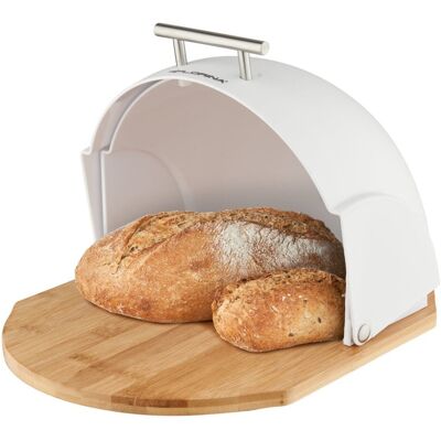 Chlebak Florina Helmet 37x26x22 Cm Biały Kopułowy Na Pieczywo Chleb Chlebak Florina Helmet 37x26x22 Cm Biały Kopułowy Na Pieczywo Chleb