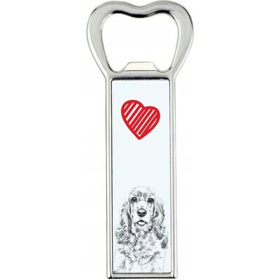 ART Cocker Spaniel Amerykański - Otwieracz Do Butelek Z Psem, Personalizowany O ART Cocker Spaniel Amerykański - Otwieracz Do Butelek Z Psem, Personalizowany O