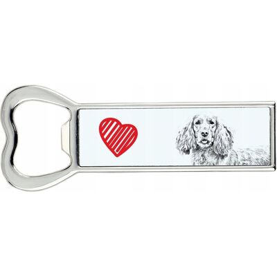ART Cocker Spaniel Angielski - Otwieracz Do Butelek Z Psem, Personalizowany Otw ART Cocker Spaniel Angielski - Otwieracz Do Butelek Z Psem, Personalizowany Otw