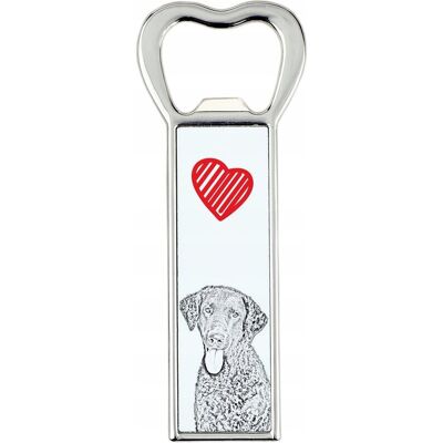 ART Curly Coated Retriever - Otwieracz Do Butelek Z Psem, Personalizowany Otwie ART Curly Coated Retriever - Otwieracz Do Butelek Z Psem, Personalizowany Otwie