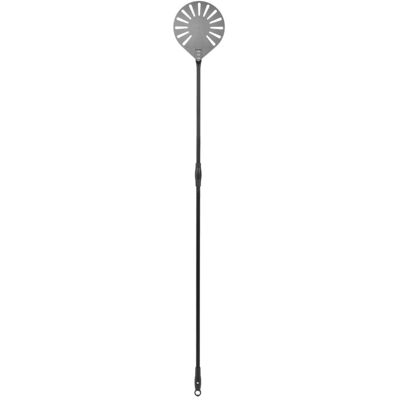 Czarna, Perforowana Łopata Do Pizzy Z Anodowanego Aluminium Z Aluminiowym Uchwytem, Okrągła, 228x1800 Mm Technica, Pizza Line Czarna, Perforowana Łopata Do Pizzy Z Anodowanego Aluminium Z Aluminiowym Uchwytem, Okrągła, 228x1800 Mm Technica, Pizza Line