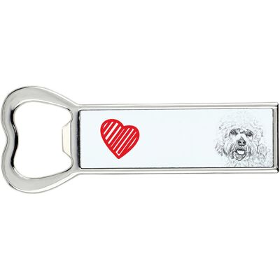 Dandie Dinmont Terrier - otwieracz do butelek z psem, personalizowany otwieracz na lodówkę, wyjątkowy upominek dla mężczyzny marki Art-Dog Dandie Dinmont Terrier - otwieracz do butelek z psem, personalizowany otwieracz na lodówkę, wyjątkowy upominek dla mężczyzny marki Art-Dog