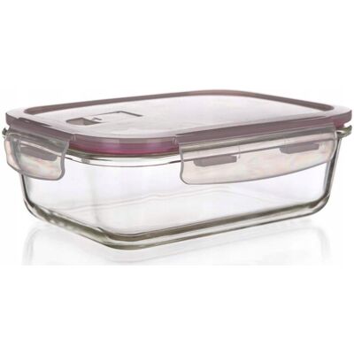 Banquet DOSKONAŁY POJEMNIK SZKLANY NA JEDZENIE DO PRACY LODÓWKI hermetyczny 1,45 L Banquet DOSKONAŁY POJEMNIK SZKLANY NA JEDZENIE DO PRACY LODÓWKI hermetyczny 1,45 L