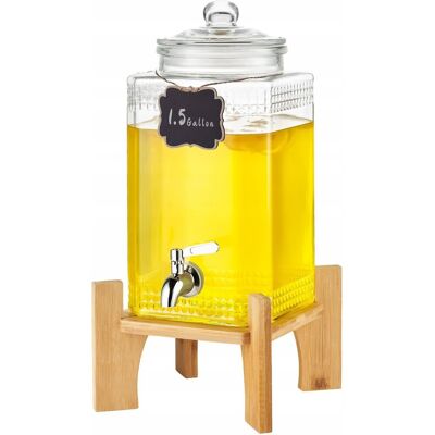 Vevor Dyspenser do napojów z kranikiem ze stali nierdzewnej - Pojemność 5,5 L Vevor Dyspenser do napojów z kranikiem ze stali nierdzewnej - Pojemność 5,5 L