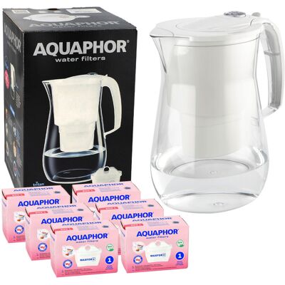 Dzbanek filtrujący wodę Aquaphor Onyx 4.2 L BIAŁY TRITAN + 6x Filtr Wkład Magnezowy Dzbanek filtrujący wodę Aquaphor Onyx 4.2 L BIAŁY TRITAN + 6x Filtr Wkład Magnezowy