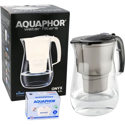 Dzbanek filtrujący wodę Aquaphor Onyx 4.2 L CZARNY TRITAN + Filtr wkład Dzbanek filtrujący wodę Aquaphor Onyx 4.2 L CZARNY TRITAN + Filtr wkład
