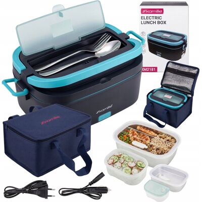 Inny producent ELEKTRYCZNY LUNCH BOX SAMOCHODOWY ŚNIADANIÓWKA 1,5L TORBA TERMICZNA KAMILLE Inny producent ELEKTRYCZNY LUNCH BOX SAMOCHODOWY ŚNIADANIÓWKA 1,5L TORBA TERMICZNA KAMILLE