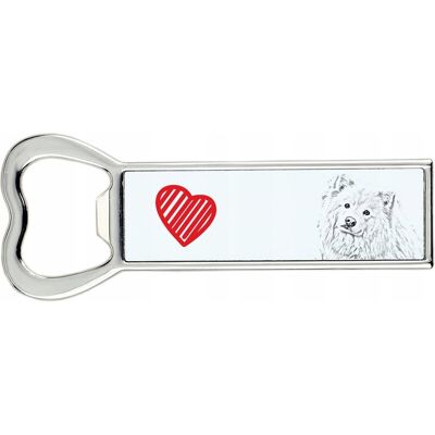 ART Fiński Lapphund, Finnish Lapphund - Otwieracz Do Butelek Z Psem, Personaliz ART Fiński Lapphund, Finnish Lapphund - Otwieracz Do Butelek Z Psem, Personaliz