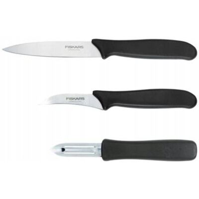 Fiskars Zestaw Noży I Obieraczka 1065600 Fiskars Zestaw Noży I Obieraczka 1065600