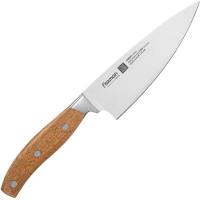 Fissman Fabius Nóż Szefa Kuchni Mały 16 cm, Stal X50CrMoV15, 56 HRC, Rękojeść Akacja Fissman Fabius Nóż Szefa Kuchni Mały 16 cm, Stal X50CrMoV15, 56 HRC, Rękojeść Akacja