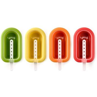 Lékué Stosowane Formy na Lody - 95ml Wielokolorowe Lékué Stosowane Formy na Lody - 95ml Wielokolorowe