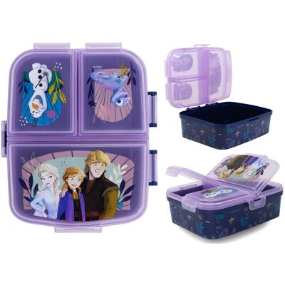 Stor Frozen Kraina Lodu Śniadaniówka 4 Komory Pojemnik Stor Frozen Kraina Lodu Śniadaniówka 4 Komory Pojemnik