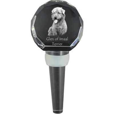 Glen of Imaal Terrier - kryształowa zatyczka do butelki, wyjątkowy korek do wina ze zdjęciem, personalizowany prezent dla sommeliera marki Art-Dog Glen of Imaal Terrier - kryształowa zatyczka do butelki, wyjątkowy korek do wina ze zdjęciem, personalizowany prezent dla sommeliera marki Art-Dog