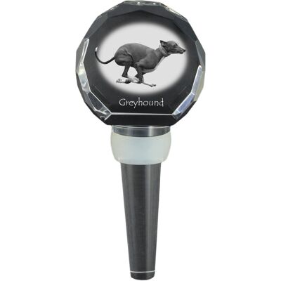 Greyhound, Chart angielski - kryształowa zatyczka do butelki, wyjątkowy korek do wina ze zdjęciem, personalizowany prezent dla sommeliera marki Art-.. Greyhound, Chart angielski - kryształowa zatyczka do butelki, wyjątkowy korek do wina ze zdjęciem, personalizowany prezent dla sommeliera marki Art-..