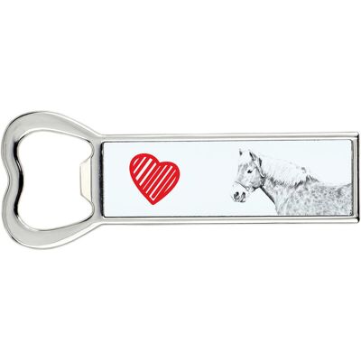 Haflinger Fohlen - otwieracz do butelek z koniem, personalizowany otwieracz na lodówkę, wyjątkowy upominek dla mężczyzny marki Art-Dog Haflinger Fohlen - otwieracz do butelek z koniem, personalizowany otwieracz na lodówkę, wyjątkowy upominek dla mężczyzny marki Art-Dog