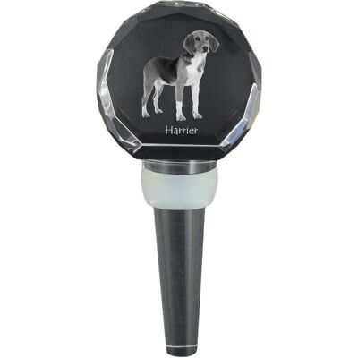 Harrier - kryształowa zatyczka do butelki, wyjątkowy korek do wina ze zdjęciem, personalizowany prezent dla sommeliera marki Art-Dog Harrier - kryształowa zatyczka do butelki, wyjątkowy korek do wina ze zdjęciem, personalizowany prezent dla sommeliera marki Art-Dog