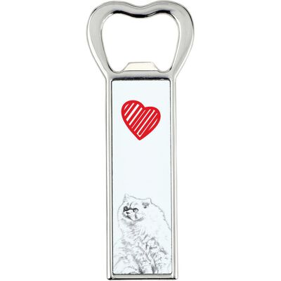 Himalajski - otwieracz do butelek z kotem, personalizowany otwieracz na lodówkę, wyjątkowy upominek dla mężczyzny marki Art-Dog Himalajski - otwieracz do butelek z kotem, personalizowany otwieracz na lodówkę, wyjątkowy upominek dla mężczyzny marki Art-Dog