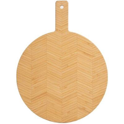 HOMLA Deska BAMBOU do krojenia okrągła w jodełkę 40x30 cm HOMLA Deska BAMBOU do krojenia okrągła w jodełkę 40x30 cm