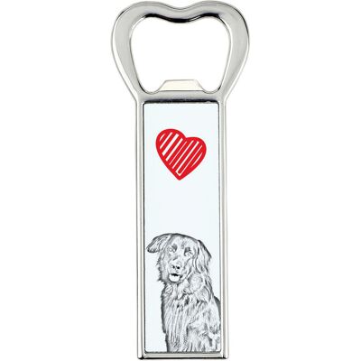 Hovawart - otwieracz do butelek z psem, personalizowany otwieracz na lodówkę, wyjątkowy upominek dla mężczyzny marki Art-Dog Hovawart - otwieracz do butelek z psem, personalizowany otwieracz na lodówkę, wyjątkowy upominek dla mężczyzny marki Art-Dog