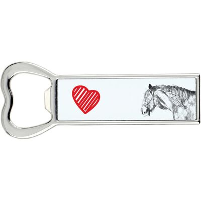 Hrabstwo - otwieracz do butelek z koniem, personalizowany otwieracz na lodówkę, wyjątkowy upominek dla mężczyzny marki Art-Dog Hrabstwo - otwieracz do butelek z koniem, personalizowany otwieracz na lodówkę, wyjątkowy upominek dla mężczyzny marki Art-Dog