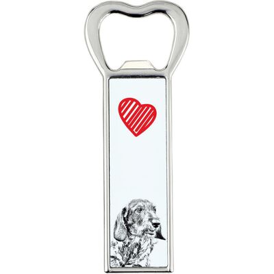 Jamnik I - otwieracz do butelek z psem, personalizowany otwieracz na lodówkę, wyjątkowy upominek dla mężczyzny marki Art-Dog Jamnik I - otwieracz do butelek z psem, personalizowany otwieracz na lodówkę, wyjątkowy upominek dla mężczyzny marki Art-Dog