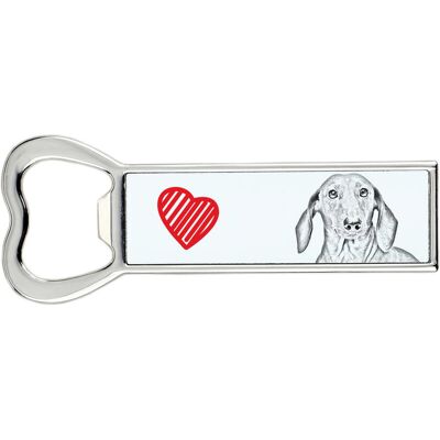 Jamnik - otwieracz do butelek z psem, personalizowany otwieracz na lodówkę, wyjątkowy upominek dla mężczyzny marki Art-Dog Jamnik - otwieracz do butelek z psem, personalizowany otwieracz na lodówkę, wyjątkowy upominek dla mężczyzny marki Art-Dog