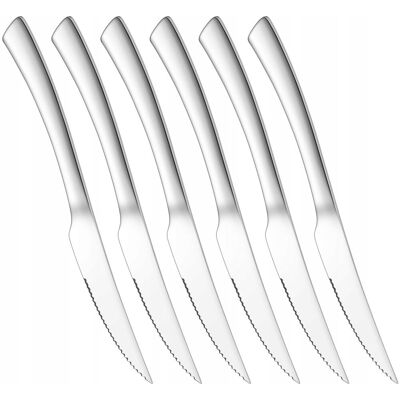 Inny producent Joyfair Zestaw Noży Do Steków 6 Sztuk Stal Nierdzewna 23cm Polerowane Inny producent Joyfair Zestaw Noży Do Steków 6 Sztuk Stal Nierdzewna 23cm Polerowane