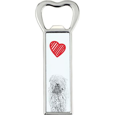 Komondor - otwieracz do butelek z psem, personalizowany otwieracz na lodówkę, wyjątkowy upominek dla mężczyzny marki Art-Dog Komondor - otwieracz do butelek z psem, personalizowany otwieracz na lodówkę, wyjątkowy upominek dla mężczyzny marki Art-Dog