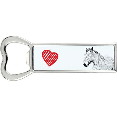 Koń ardeński - otwieracz do butelek z koniem, personalizowany otwieracz na lodówkę, wyjątkowy upominek dla mężczyzny marki Art-Dog Koń ardeński - otwieracz do butelek z koniem, personalizowany otwieracz na lodówkę, wyjątkowy upominek dla mężczyzny marki Art-Dog