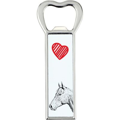 Koń holsztyński - otwieracz do butelek z koniem, personalizowany otwieracz na lodówkę, wyjątkowy upominek dla mężczyzny marki Art-Dog Koń holsztyński - otwieracz do butelek z koniem, personalizowany otwieracz na lodówkę, wyjątkowy upominek dla mężczyzny marki Art-Dog