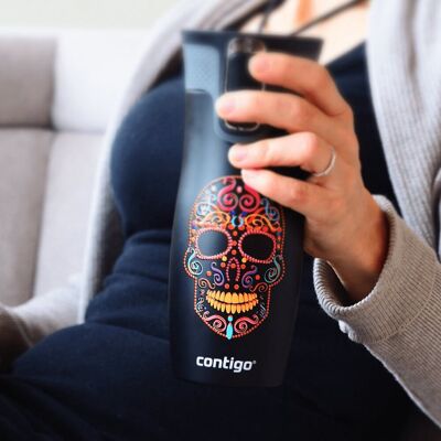 Kubek Termiczny Contigo West Loop 2.0 470ml- Limitowana Edycja 'Catrina” Kubek Termiczny Contigo West Loop 2.0 470ml- Limitowana Edycja 'Catrina”