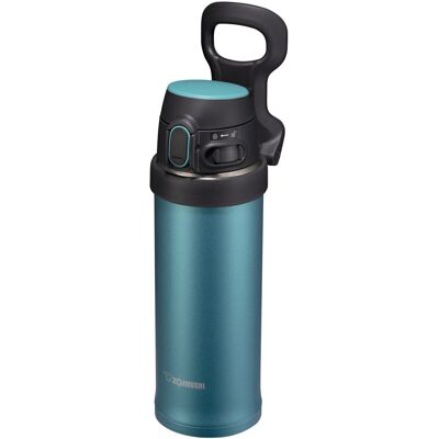ZOJIRUSHI Teal Termiczny Kubek - Termos z Uchwytami Flip-and-Go ZOJIRUSHI Teal Termiczny Kubek - Termos z Uchwytami Flip-and-Go