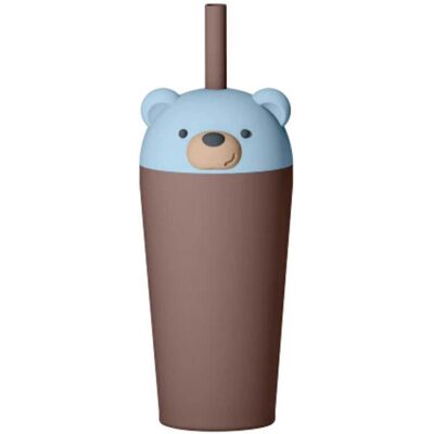 Kubek Termiczny Ze Słomką Asobu Bestie Tumbler 0,72 L - Bear Kubek Termiczny Ze Słomką Asobu Bestie Tumbler 0,72 L - Bear