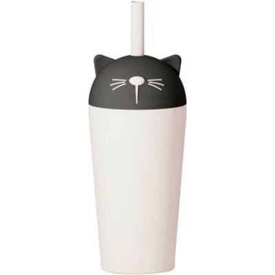 Kubek Termiczny Ze Słomką Asobu Bestie Tumbler 0,72 L - Cat Kubek Termiczny Ze Słomką Asobu Bestie Tumbler 0,72 L - Cat