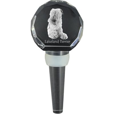 Lakeland Terrier - kryształowa zatyczka do butelki, wyjątkowy korek do wina ze zdjęciem, personalizowany prezent dla sommeliera marki Art-Dog Lakeland Terrier - kryształowa zatyczka do butelki, wyjątkowy korek do wina ze zdjęciem, personalizowany prezent dla sommeliera marki Art-Dog