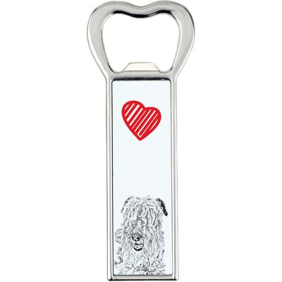 Lakeland Terrier - otwieracz do butelek z psem, personalizowany otwieracz na lodówkę, wyjątkowy upominek dla mężczyzny marki Art-Dog Lakeland Terrier - otwieracz do butelek z psem, personalizowany otwieracz na lodówkę, wyjątkowy upominek dla mężczyzny marki Art-Dog