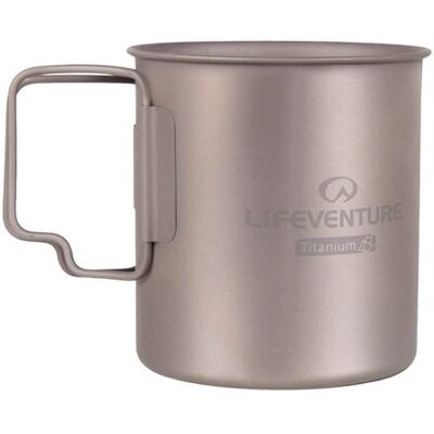 Kubek Titanium LifeVenture - 450ml - Srebrny Kubek Titanium LifeVenture - 450ml - Srebrny