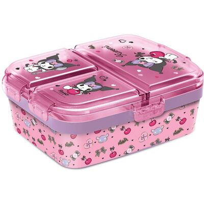 Stor Lunch Box Kuromi Hello Kitty Z Przegródkami - Pojemnik Na Śniadanie - Śniadaniówka Stor Lunch Box Kuromi Hello Kitty Z Przegródkami - Pojemnik Na Śniadanie - Śniadaniówka