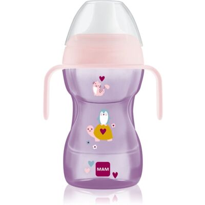 MAM Fun to Drink Cup - Różowy - 270 ml - Puchar treningowy MAM Fun to Drink Cup - Różowy - 270 ml - Puchar treningowy