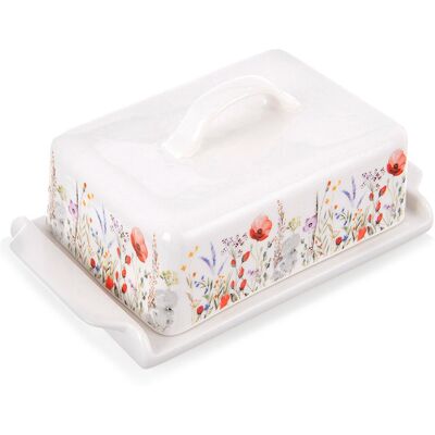 Artemis Maselniczka Porcelanowa Pojemnik Kuchenny do Przechowywania Masła na Masło Artemis Maselniczka Porcelanowa Pojemnik Kuchenny do Przechowywania Masła na Masło