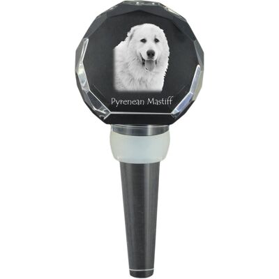 Mastif pirenejski - kryształowa zatyczka do butelki, wyjątkowy korek do wina ze zdjęciem, personalizowany prezent dla sommeliera marki Art-Dog Mastif pirenejski - kryształowa zatyczka do butelki, wyjątkowy korek do wina ze zdjęciem, personalizowany prezent dla sommeliera marki Art-Dog