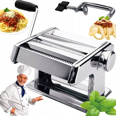 Inna producent Maszynka Ręczna Do Makaronu I Ciasta 150mm 2 Wałki 9 Trybów Sp-332 Inna producent Maszynka Ręczna Do Makaronu I Ciasta 150mm 2 Wałki 9 Trybów Sp-332