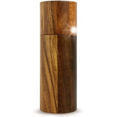Młynek do Pieprzu Soli 17 cm AdHoc ACACIA Ręczny Drewno Akacjowe Regulacja Młynek do Pieprzu Soli 17 cm AdHoc ACACIA Ręczny Drewno Akacjowe Regulacja