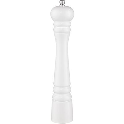 Młynek Do Przypraw Florina Klasyczny 32 Cm Biały Drewno Bukowe Stal Młynek Do Przypraw Florina Klasyczny 32 Cm Biały Drewno Bukowe Stal