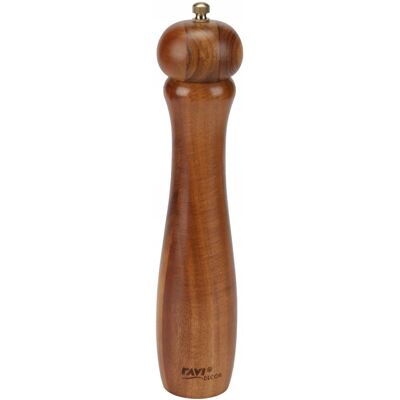 Banquet Młynek Do Przypraw Pieprzu Soli Drewno Akacja 27 Cm Wysoki Kuchenny Brązowy Banquet Młynek Do Przypraw Pieprzu Soli Drewno Akacja 27 Cm Wysoki Kuchenny Brązowy