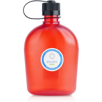 Nalgene - Manierka Oasis Canteen 32oz Sustain - Gwint 38mm - 1l - Czerwony - 1777-9912 Nalgene - Manierka Oasis Canteen 32oz Sustain - Gwint 38mm - 1l - Czerwony - 1777-9912