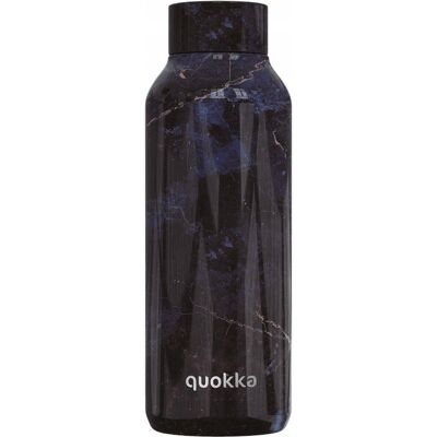 Quokka Solid Black Marble 510ml - Metalowa butelka Quokka Solid Black Marble 510ml - Metalowa butelka
