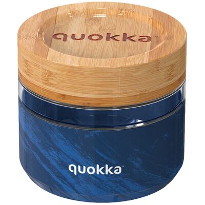 Quokka Deli - Szklany Pojemnik na Jedzenie - Niebieski - 500ml & 820ml - Food Container Quokka Deli - Szklany Pojemnik na Jedzenie - Niebieski - 500ml & 820ml - Food Container