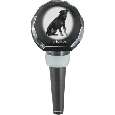 ART Niemiecki terier myśliwski, Jagdterrier - kryształowa zatyczka do butelki, wyjątkowy korek do wina ze zdjęciem, personalizowany prezent dla sommelie.. ART Niemiecki terier myśliwski, Jagdterrier - kryształowa zatyczka do butelki, wyjątkowy korek do wina ze zdjęciem, personalizowany prezent dla sommelie..